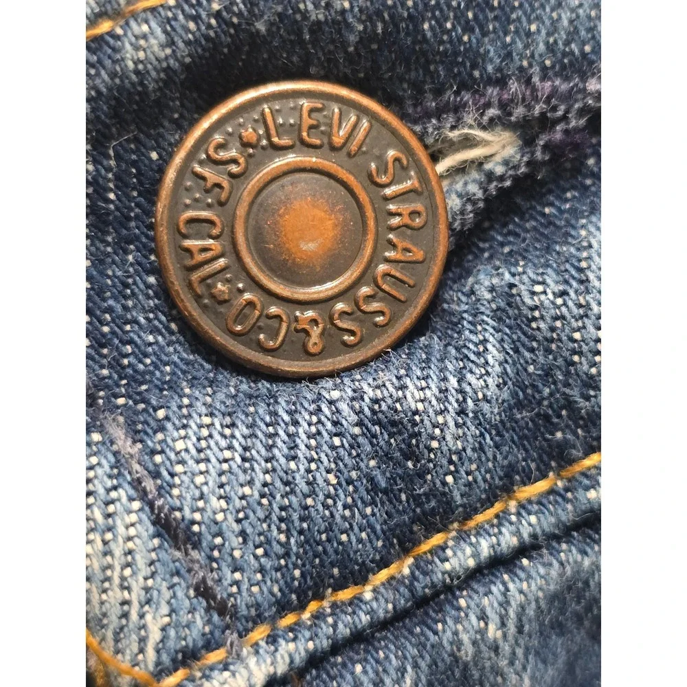 Vintage Levis 505 Orange Tab Jeans Men 31x30 Blue Denim Straight Leg Made in USA